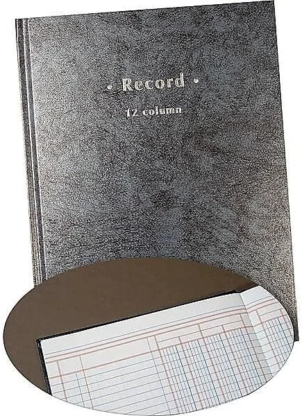 Staples Columnar Book, 12-Columns, 80 Pages