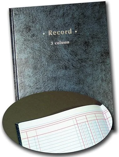 Staples Columnar Book, 3-Columns, 40 Sheets/Book, Blue