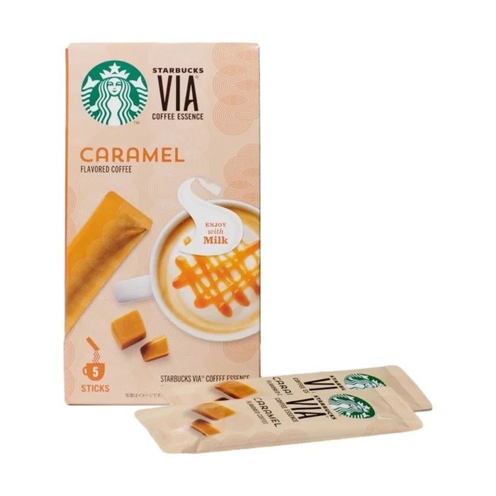 STARBUCKS Local Limited Via Tea Essence caramel Powder 5 packs
