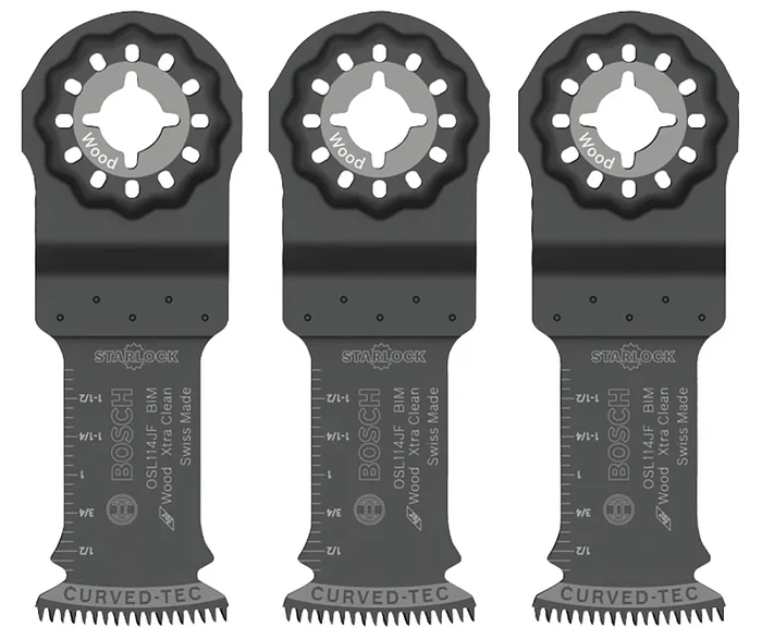Starlock Osl114jf-3 Oscillating Blade, 1-1/4 In, Bi-metal, For: Ois Compatible Tools, Bosch, Rigid And Others
