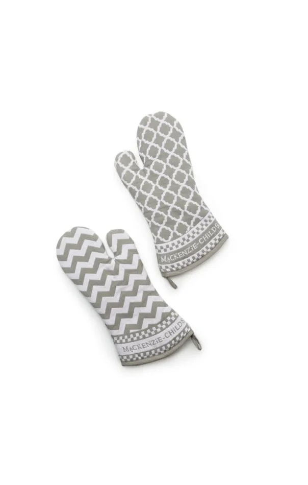 Sterling Zig Zag Oven Mitts – Set of 2