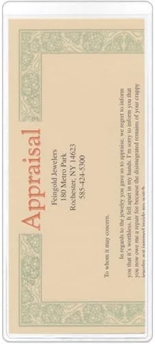 StoreSMART® – Clear Plastic Brochure/Policy/Ticket Holders – 10 Pack – RR9124-10