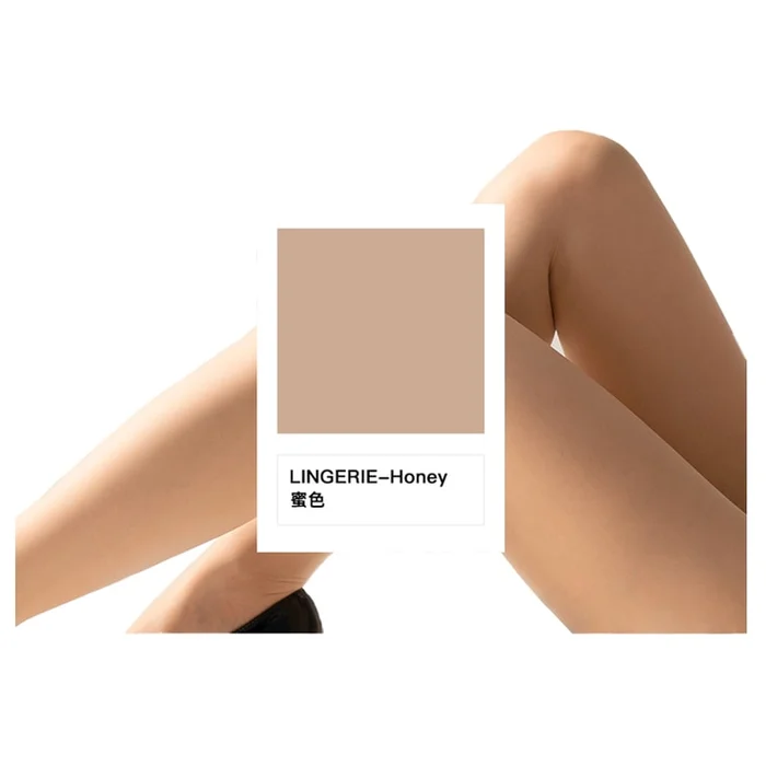 Su Light Velvet Seamless Deep Crotch Ultra-Thin Natural Concealer Stockings 1D-M Size [152~175cm] Honey 1 Pair