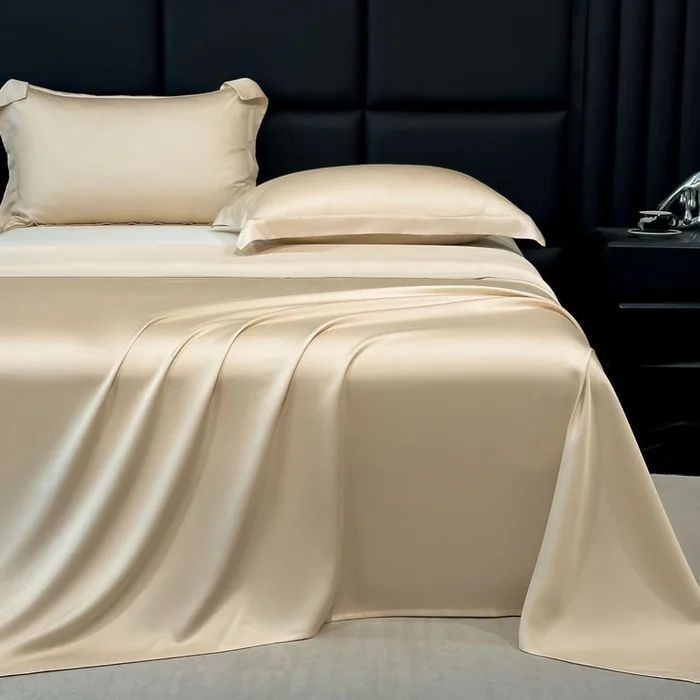 Summer Sheet 3pcs 200x230cm Pillow Cover 48x74cm Gold