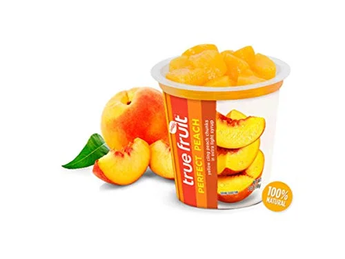 Sundia True Fruit Perfect Peach with Lid, 7 Ounce — 12 per case.