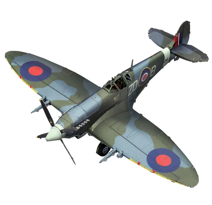 Supermarine Spitfire Plane – Color (Metal Earth 3D Laser Cut Model)