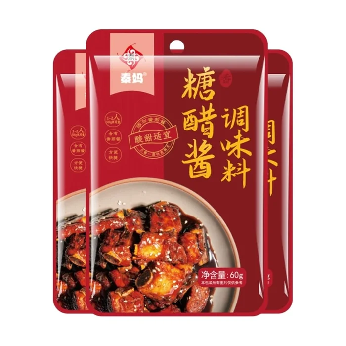 Sweet and sour sauce seasoning package 60g*1 bag.