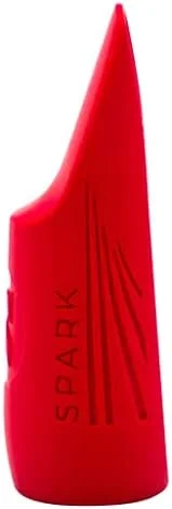 Syos Soprano Saxophone Mouthpiece, Spark Model, 7 Tip Opening, Carmine Red, Improve the Sound of your Soprano Sax with this Easy-To-Play, Bright and Powerful Soprano Mouthpiece