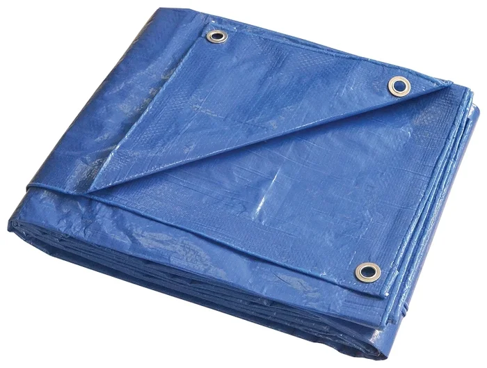 T1620bb90 Medium Duty Blue Tarpaulin, 20 Ft L X 16 Ft W, 5 Mil Thick