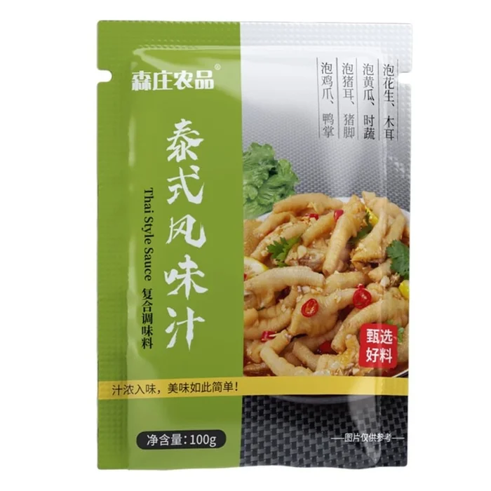 Thai Sauce 100g*1 bag boneless chicken feet and chicken feet sauce