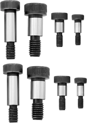 The Lord of the Tools 20Pcs Socket Shoulder Bolts M5 M6 M8 M10 Hexagon12.9 High Tensile Carbon Steel Shoulder Bolts for Textile Hydraulic Machinery Industries