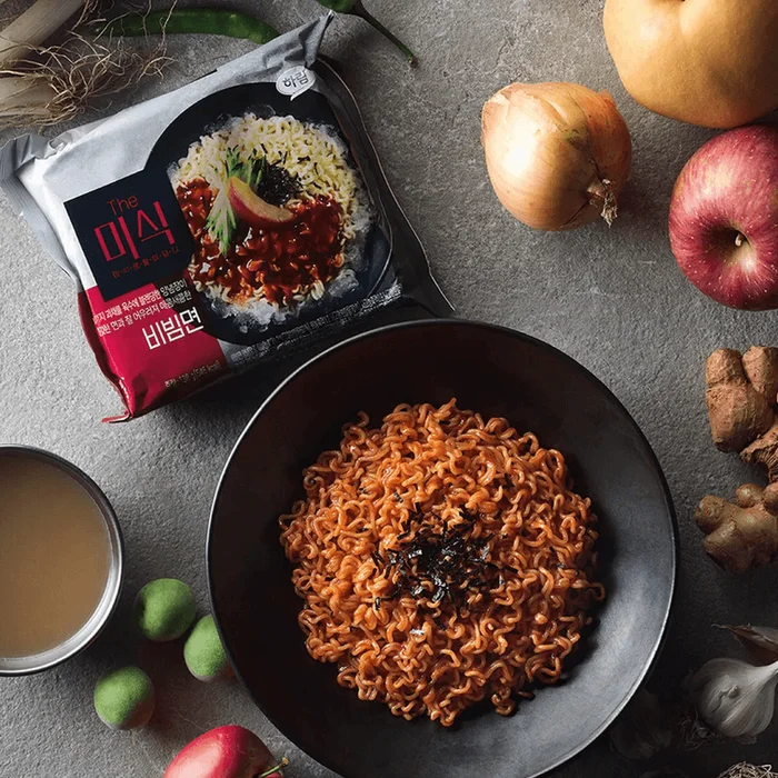 The Mi- Shik Bibim Noodles , 4 Packs , 19.47 oz 【Lee Jung-jae's Pick】