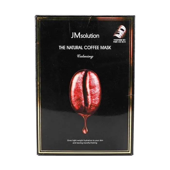The Natural Coffee Mask 10 Sheets #Coffee Elastic Vitality&Calming