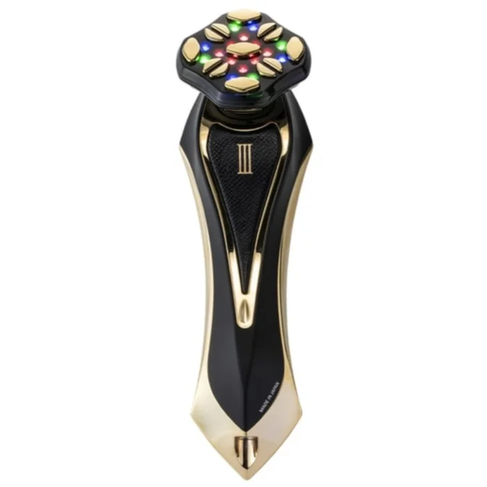 The ZeusⅢ Facial Tech Tool Sparkling Black Gold