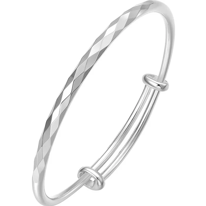 Thinking of silver bracelet bracelet S999 foot silver female fashion to send girlfriend holiday gift about 15g 1 pc