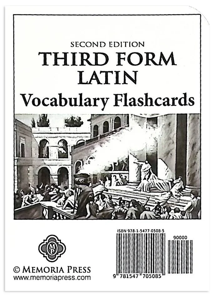 Third Form Latin Flashcards, Second Edition