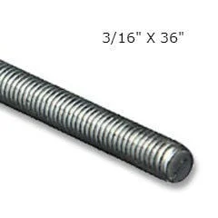 Threaded Rod 3/16”x36”