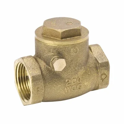 Threaded Swing Check Valve, Lead-free Brass, 150 Psi, 2 In.