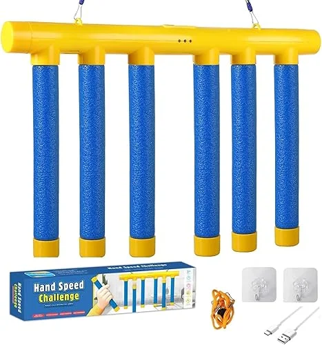 Throwing Stick Game, Catch All The Falling Sticks Game, Falling Stick Toys, Hand-Eye Coordination Reaction Training Toys, 3 Adjustable Speed Games, Suitable for Parties, Birthdays