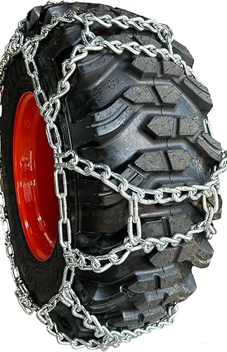 TireChain.com 18.4-16.1, 18.4 16.1 Duo Grip Tractor Tire Chains Set of 2