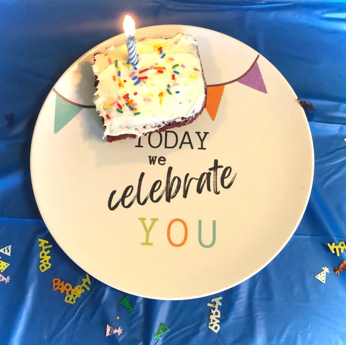 Today We Celebrate You Plate