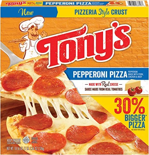 Tony’s, Pizzeria Style Pepperoni Pizza, 18.56 oz (Frozen)