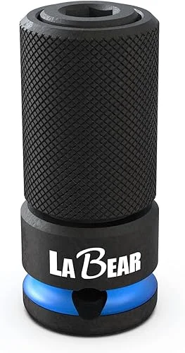 TOOL Impact Wrench Adapter, 3/8′ Drive Female to 1/4′ Hex Converter, Quick Release, Quick Change Chuck, Square to Hex Bit Adapter, Impact Drill Adapter, Cr-Mo Steel Ratchet Wrenches Drivers