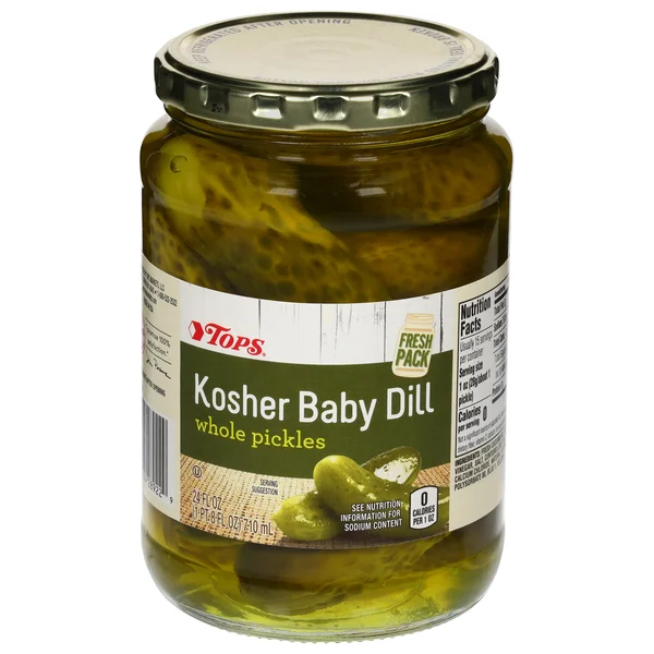 TOPS Pickles, Kosher Baby Dill, Whole, Fresh Pack