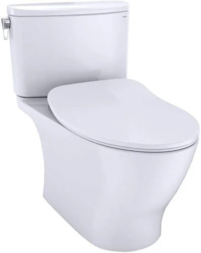 Toto MS442234CEFG#01 Nexus 1.28 GPF Two Piece Elongated Chair Height Toilet with Tornado Flush Technology – Seat Included