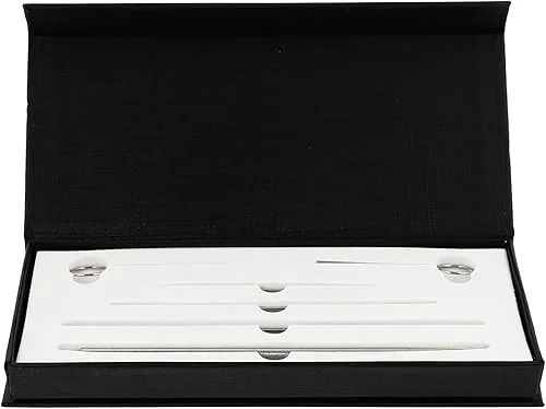 Totority Amphibia Snake Probes Kit，Snake Sexing Probing Gender Probes with Round Tip Professional Snake Gender Detector Probe Reptiles Gender Detection Tools Metal Detectors