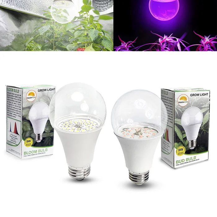 Touch of ECO® 9W Full-Spectrum Grow Lights (1- or 2-Pack)