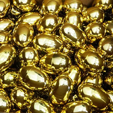 Toy Mix Metallic Golden Egg Capsules (300pc)