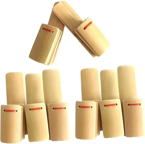 TOYANDONA 8 Pcs Bamboo Allegro Percussion Instruments for Kids Oud Instrument Kids Instruments Traditional Kuaiban Clappers Chinese Allegro Clapper Hand Castanets Bamboo Instruments Wooden