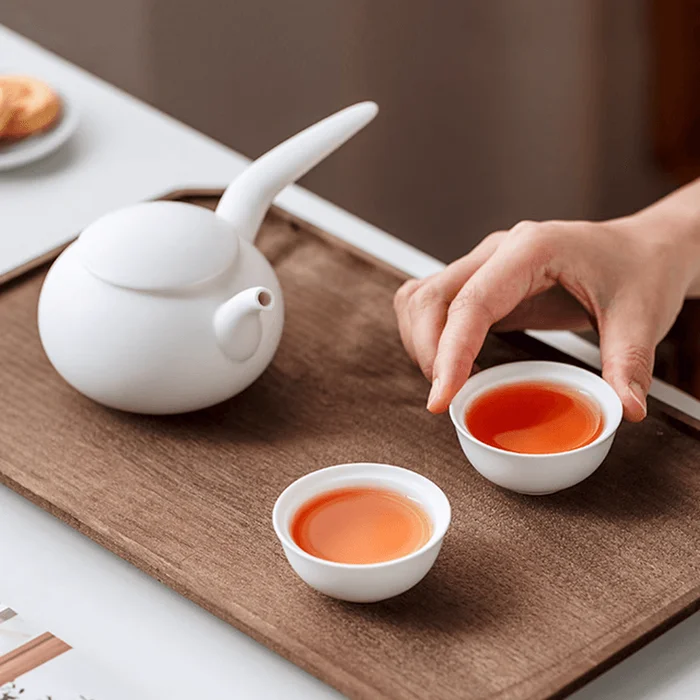 Travel Tea Set 1 Teapot 2 Tea Cups Gift Set