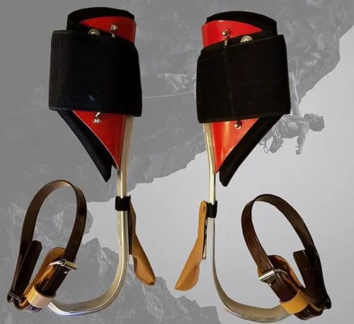 Tree Climbing Spike Set Aluminum Climbing Spurs Adjustable Tree Graff