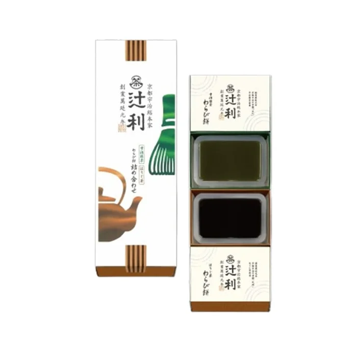 Tsujiri Matcha Hojicha Warabi Mochi 4 pieces