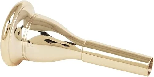 Tuba Mouthpiece Solid Brass Construction Gold Plated Musical Instrument Accessories Brass Instrument Accessories Gold