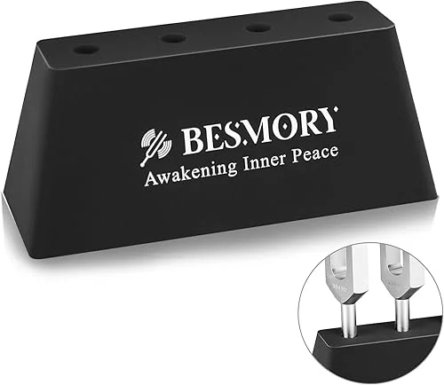 Tuning Fork Activator & Stand 2 In1 – Steady Base, Minimal Noise, Continuous Tone, Compatible with Various Tuning Forks for Healing/Chakra Instrument Maintenance/Yoga & Meditation Accessories