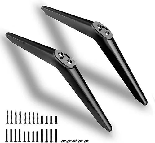 TV Legs for TCL Google TV Stand Legs, for TCL Google TV Legs 32inch 40inch 43inch 50inch 55inch 58inch 65inch with Screws & Instructions, Easy to Install
