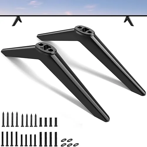 TV Stand for Pioneer TV Legs Replacement, This is Not a Universal TV Legs, Please Carefully Examine The Picture to Determine If it is Suitable for Your TV, with Screws, Easy to Install, Black