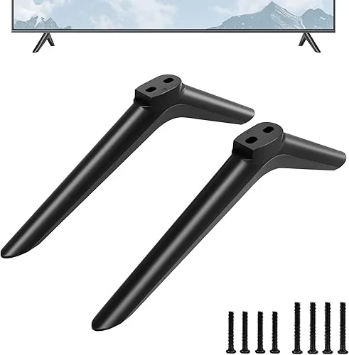 TV Stand Legs for Hisense TV Legs, for Hisense 40′ 43′ TV 40H5590F 40H4F 40H3F9 40H4030F1 43H4F 43H4030F 43H4030F1 TV Stand with Screws Set, Easy to Install, Black