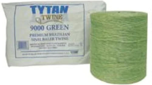 Tytan International Sbt9grty Green Sisal Baler Twine 9000'