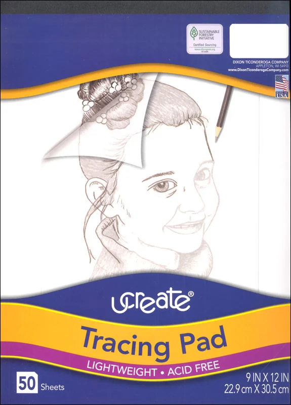UCreate Tracing Pad 9″ x 12″ – 50 sheets