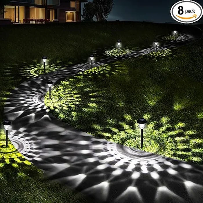 Ultra Bright Outdoor Solar Lights (8-Pack)