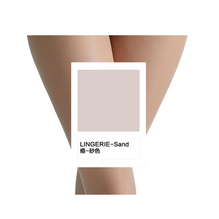 Ultra-thin stockings open-crotch tights size M [155cm~175cm] Sand1 pair