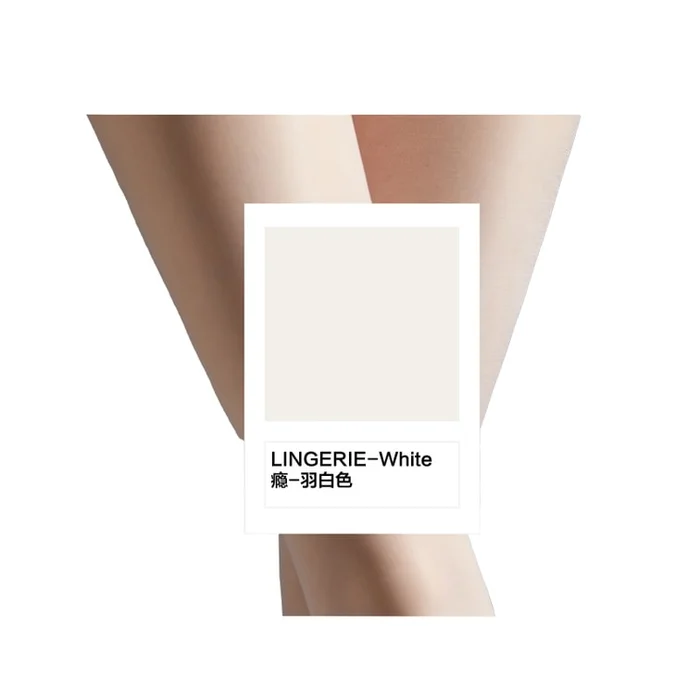 Ultra-thin stockings open-crotch tights size M [155cm~175cm] White 1 pair