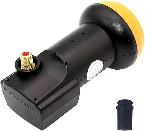Universal Single KU Band LNB LNBF 0.1dB FTA HD Linear Satellite Dish 1 Port Output Support 3D 4K Satellite Signal (Single Output)