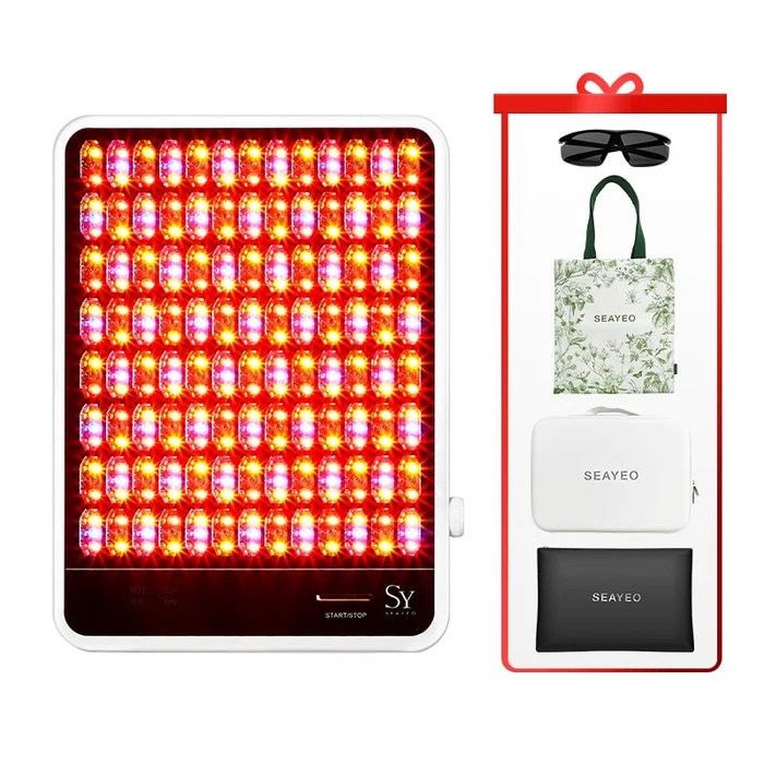 【Upgraded four-color light source】SEAYEO led Photon Rejuvenation Device Whitening acne repair