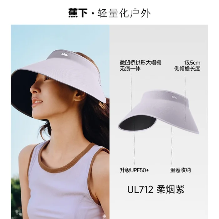 UV Protection Hat – Wide Brim Bucket Hat with Full Face Coverage Misty Lavender – UPF50+ Foldable Sun Hat 1pack