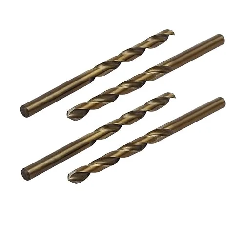 uxcell 6mm Drilling Dia Straight Round Shank HSS Cobalt Metric Twist Drill Bit 4pcs
